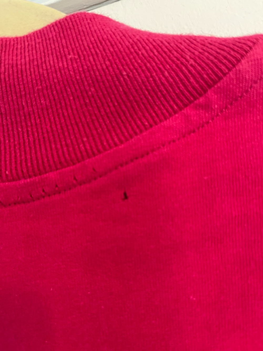 Vintage Magenta Jumpsuit with Gold Coin Buttons elastic waist pink pockets - Picture 9 of 10